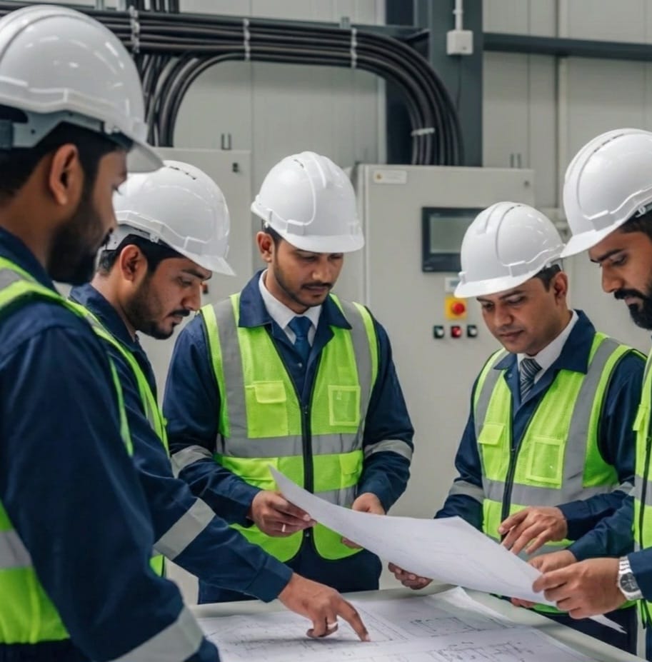 LS Power Engineers team on site